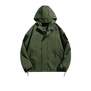 Boyue Spring Spring Autumn Leisure Velcro Hooded Jacket Men's Fashion New New Arrival Jacket Japanese Style Handsome